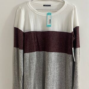 Colorblock Long Sleeve Top